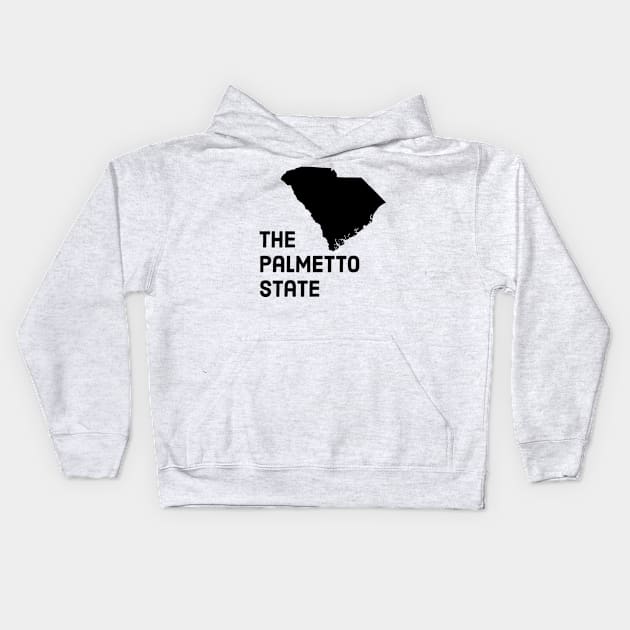 South Carolina - The Palmetto State Kids Hoodie by whereabouts